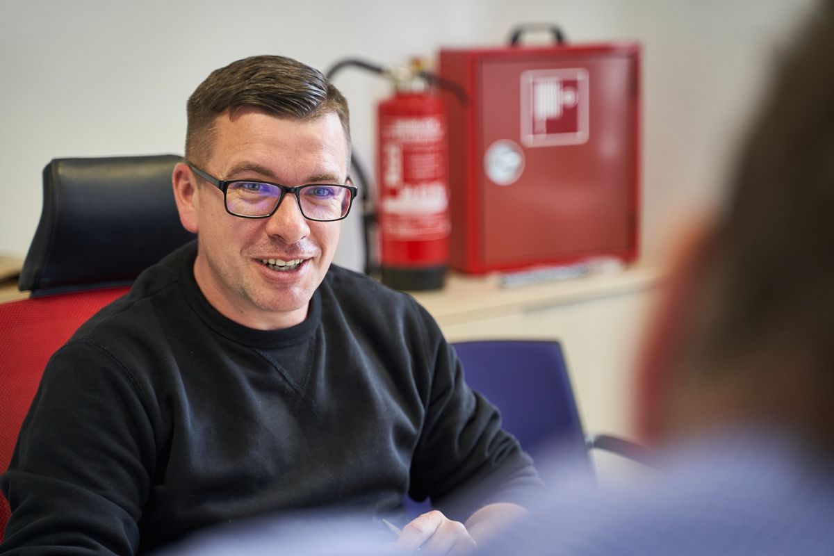Beratungsgespräch zum betrieblichen Brandschutz